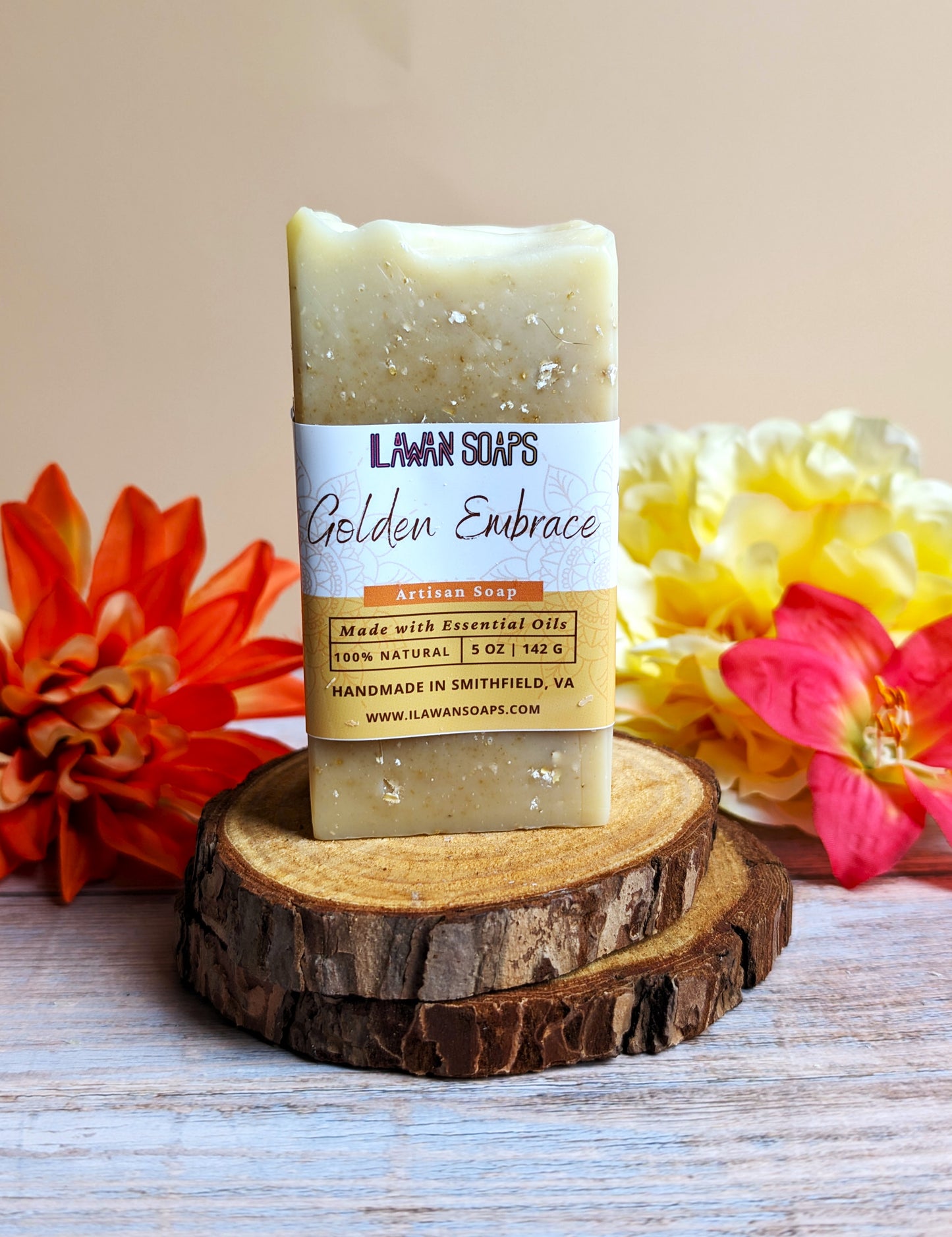 ilawan soaps golden embrace natural bar soap oatmeal, cream & honey